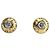 Boucles d'oreilles pour femmes Louis Vuitton en or jaune 18K Doré
