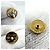 Boucles d'oreilles pour femmes Louis Vuitton en or jaune 18K Doré - vue 3