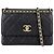 Borsa a tracolla Chanel Matelassé Nero Bianco