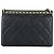 Borsa a tracolla Chanel Matelassé Nero Bianco - vista 2