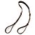 Borsa Anagram Hammock da donna Loewe Nero Bianco Beige - vista 10