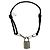 Lockit Bracciale con charm da uomo Louis Vuitton Nero Argento - vista 2