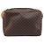 Céline Celine Vintage Macadam Circle Logo Canvas and Leather Marrone - vista 2