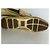 Mocassins em couro dourado Coach - vista 4