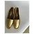Mocassins em couro dourado Coach - vista 7