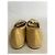 Bailarinas Miu Miu de piel charol amarilla con joya Beige - vista 5