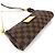 Borsa Louis Vuitton Damier Eva da donna Marrone Bianco Damier ebene - vista 3