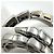 Bulgari Anello Serpenti Viper da uomo Bvlgari Bianco - vista 5