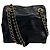 Borsa a tracolla Prada in pelle blu navy scuro Bianco
