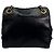 Borsa a tracolla Prada in pelle blu navy scuro Bianco - vista 2
