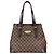Borsa Tote Louis Vuitton Hampstead MM Marrone Bianco