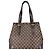 Borsa Tote Louis Vuitton Hampstead MM Marrone Bianco - vista 2