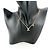 Collana con pendente in strass dorato Louis Vuitton D'oro - vista 3