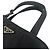 Borsa Prada in nylon nera e bianca Nero Bianco - vista 8