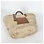 Borsa a Cesto Loewe Anagram Marrone Beige - vista 3