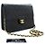 Chanel Vintage Mini Full Flap in pelle d'agnello matelassé Nero - vista 3