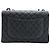 Chanel Vintage Classic Single Flap Quilted Caviar Jumbo 30 x 20 x 10 Nero - vista 2
