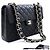 Chanel Vintage Classic Single Flap Quilted Caviar Jumbo 30 x 20 x 10 Nero - vista 3