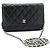 Chanel Wallet on Chain Quilted Lambskin Mini Nero
