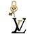 Capucines Portachiavi Louis Vuitton Nero e Oro D'oro