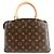 Borsa Louis Vuitton Petit Palais PM da donna Marrone - vista 2