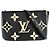Borsa a tracolla Pochette Double Zip Monogram Empreinte da donna Louis Vuitton Nero Beige