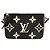 Borsa a tracolla Pochette Double Zip Monogram Empreinte da donna Louis Vuitton Nero Beige - vista 2