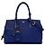 Prada Leder Tote Bag BN2767 Blau