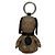 Portachiavi Coach Snoopy Charm Nero Beige - vista 3