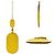 Hermès Borsa a tracolla per smartphone In the Loop To Go PM Giallo - vista 2