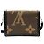 Bolsa de Ombro Louis Vuitton Dauphine MM Monogram Giant Reverse Marrom - vista 2