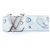 Cintura Louis Vuitton LV Aqua M0726 Argento Blu - vista 2