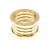 Bulgari Anello Bvlgari B.zero1 a 5 bande in oro giallo - vista 2
