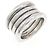 Bulgari Anello Bvlgari B.zero1 a 4 bande in oro bianco