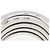 Bulgari Anello Bvlgari B.zero1 a 4 bande in oro bianco - vista 3