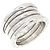 Bulgari Anello Bvlgari B.zero1 a 4 bande in oro bianco 18K