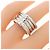 Bulgari Anello Bvlgari B.zero1 a 4 bande in oro bianco 18K - vista 4