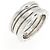 Bulgari Anello Bvlgari B.zero1 a 3 bande in oro bianco