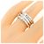 Bulgari Anello Bvlgari B.zero1 a 3 bande in oro bianco - vista 4