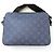 Louis Vuitton Duo Messenger Monogram Shadow Blu Navy in pelle di vitello Blu scuro - vista 4