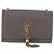 Saint Laurent Classic Monogram Tassel Leather Medium Marrone