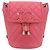 Zaino Chanel CC Filigree Matelassé da donna Rosa