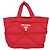 Prada gesteppte Re-Nylon Tote Bag für Damen Rot