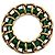 Bottega Veneta Ring aus Malachit-Paste Grün - Ansicht 2