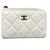 Monedero Chanel Matelassé en blanco