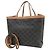 Céline Borsa Cabas Quadrata Small Triomphe Celine Marrone - vista 2