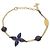 Bracciale Charm Louis Vuitton M61157 Nero Rosso Blu D'oro Bordò - vista 2