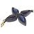 Bracciale Charm Louis Vuitton M61157 Nero Rosso Blu D'oro Bordò - vista 4