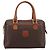 Céline CELINE Borsa Mini Boston in tela Macadam PVC Pelle Marrone Oro Auth 197819A D'oro - vista 13