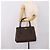 Borsa a mano BURBERRY in pelle marrone argento Auth BA15380A - vista 25